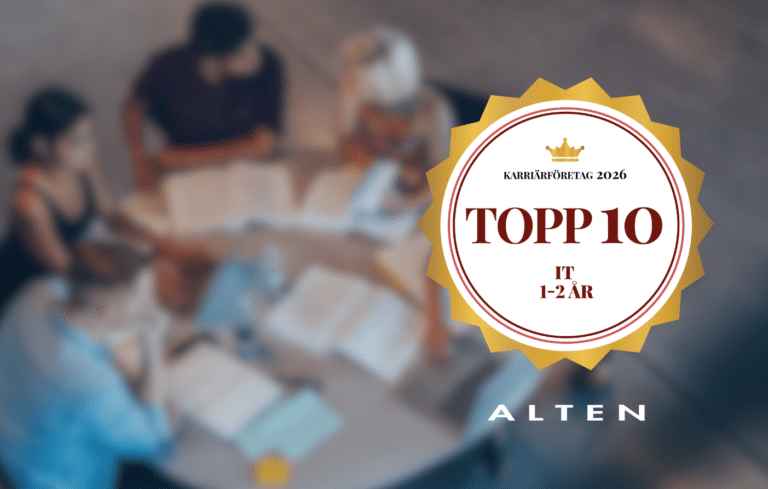 ALTEN Sweden ranked among the Top 10 most attractive employers for students in 2026